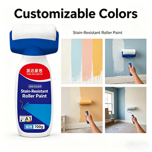 Peinture murale au latex résistante aux taches, à l'humidité et facile à nettoyer, appliquée au rouleau, pour la décoration intérieure et commerciale - Product Image 5
