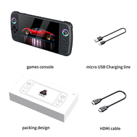 Consola de Juegos Retro Portátil M27 con Pantalla HD, Reproductor de Videojuegos con Salida HDMI, Consola de Bolsillo para Juegos Retro