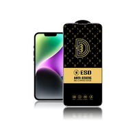 Verre trempé Golden Diamond 9H anti-traces de doigts et anti-rayures pour tous les modèles de téléphones, emballage en boîte unique, protection d'écran