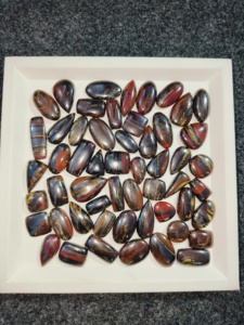 พลอยตาเสือทรงหลวมดีไซน์แบบธรรมชาติขนาดใหญ่สำหรับทำเครื่องประดับ DIY - Product Image 2