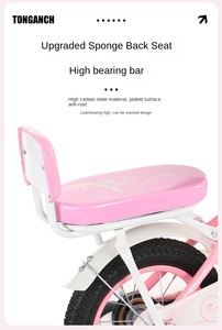 Vélo pour enfants princesse avec roues d'apprentissage, panier avant, porte-bagages arrière, vélo de sécurité pour filles de 3 à 9 ans, vélo de sport en plein air - Product Image 5