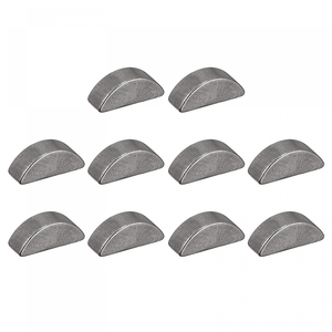 10 pièces/sac Clavettes de tenue demi-lune en acier au carbone métriques M2 M2.5 M3 M4 M5 pour arbres de transmission parallèles GB1099 - Product Image 5
