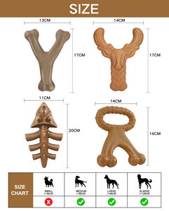 <strong>Benebone</strong> <strong>Wishbone</strong> 4PCS Durable Real <strong>Bacon</strong> Beef <strong>Flavor</strong> Food Grade Dog <strong>Chew</strong> Nylon Bone <strong>Toy</strong> for Aggressive Chewers