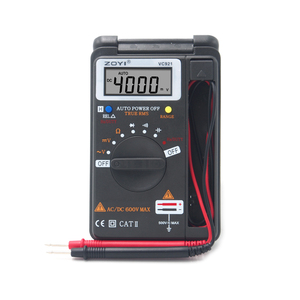 Multímetro Digital ZOYI VC921 con Pantalla LCD, 4000 Lecturas, Rango Automático/Manual, Diseño Abatible, Medición de Voltaje de 600V - Product Image 3