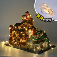 Wange 7213 DIY modelo en miniatura arquitectónico juego de bloques de construcción Nuevo hito mundial juguetes de construcción para niños hechos de plástico
