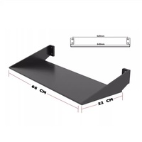 Support de console d'ordinateur en aluminium sur mesure de 6 mm d'épaisseur avec plateau pour clavier pour simulateur de course automobile et support d'écran