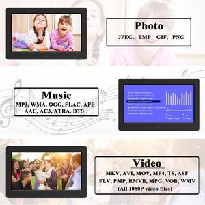 IPS Panel Support Slideshow Background Music Video Playback 7 8 <strong>9</strong> 10 INCH <strong>Digital</strong> <strong>Photo</strong> <strong>Frames</strong> with Remote Control USB SD Card - Product Image 5