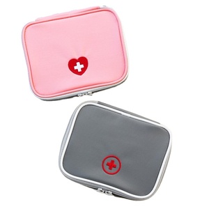 Private Label impermeabile Mini rosa e grigio bambini pronto soccorso per bambini Mini pratico <span class=keywords><strong>Kit</strong></span> vuoto borse piene - Product Image 1