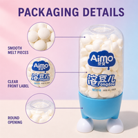 Aimo Fruity Baby Jelly Bean Protein Probiotics Healthy Snack Sweet Taste Semi-Soft Texture Drop Biscuits Box 16g 12 Months Shelf