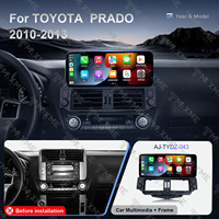 Écrans OLED de haute qualité de 12,3 pouces pour la navigation, compatibles avec Toyota Prado / Land Cruiser Prado 2010-2013 - Moniteur de voiture Android