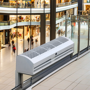 Unidad de Manejo de Aire Eléctrica Comercial, Cortina de Aire de Flujo Axial con Viento Fuerte y Bajo Ruido, Ventilación para Centros Comerciales, Soporte OEM - Product Image 6
