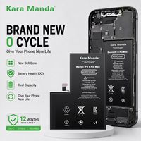 Baterai Pengganti Ponsel Kara Manda Factory Semi Solid State Lulus Uji Keamanan Anti Bocor untuk iPhone 13 14 15 16 Pro Max