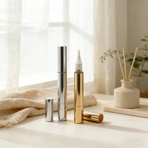 ปากกาทาเล็บแบบมีโลโก้สั่งทำได้ ขนาด 3 มล. 5 มล. สีทอง สีเงิน สีใส สีดำ สีขาว - Product Image 2