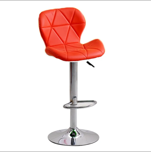 Respaldo Muebles modernos Hotel Elevado Recepción Cajero Silla Base cromada Taburete de <span class=keywords><strong>bar</strong></span> - Product Image 1