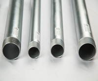 Tuberías de Acero Galvanizado Profundo, Certificación UL6, Conductos Metálicos Rígidos Eléctricos RSC, Accesorio ANSI C80.1, 1/2\"-6\", 10 Pies, Más Lisos