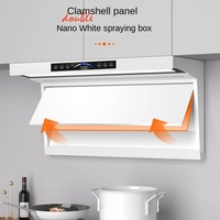 Hotte de cuisine blanche en forme de 7 900mm hotte aspirante intelligente hotte aspirante cheminée hotte de cuisine pour cuisine