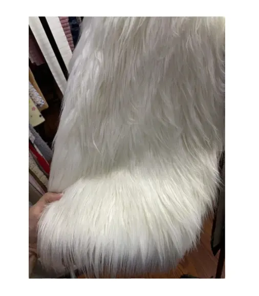 Factory direct artificial long hair pile faux fur fabric