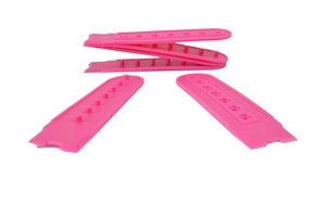 Kit de conectores recubiertos de plástico rosa a presión 7 para reparar o reemplazar correa de hebilla a presión en gorra de plástico Snapback - Product Image 2