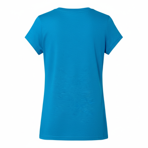 Camiseta con cuello en V de mezcla perfecta para mujer, Camiseta básica orgánica, camisetas en blanco con estampado para mujer - Product Image 1