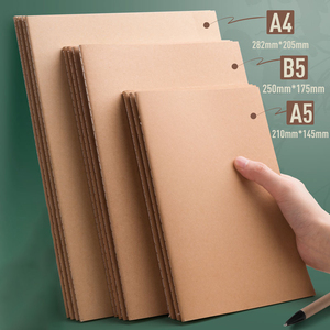 Wholesale <strong>Thick</strong> Kraft <strong>Notebooks</strong> with Customized Logo High Quality Thread Sewing 40 Sheets A4/A5/B5 Promotional Use - Product Image 4