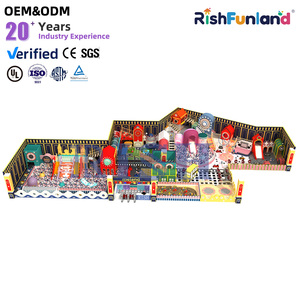 <span class=keywords><strong>Manège</strong></span> professionnel pour parc d'attractions, chevaux de carrousel, équipement de terrain de jeu intérieur pour enfants avec piscine à balles - Product Image 1