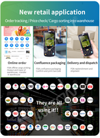 Lector NFC PDA con Teclado y Pantalla Táctil, Venta al por Mayor, OEM, Colector de Datos de Topografía, Colector de Datos GPS