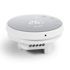 <span class=keywords><strong>Thermostat</strong></span> de chauffage au sol <span class=keywords><strong>intelligent</strong></span> à écran tactile rond basse tension 3A avec commande vocale - Product Image 6