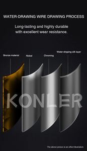 مصفاة وسدادة حوض مطبخ وحمام من النحاس بتصميم منبثق من مصنع صيني بكمية طلب منخفضة - Product Image 6