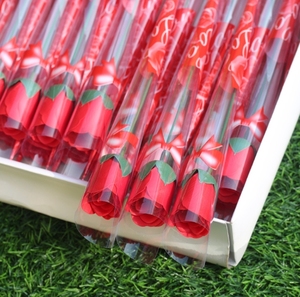 Vente flash - Savon en forme de rose - Vente en gros - <span class=keywords><strong>Fleurs</strong></span> éternelles <span class=keywords><strong>pas</strong></span> chères - Coffret cadeau pour la Saint-Valentin - Cadeau pour la fête des mères - Décoration d'intérieur - Product Image 2