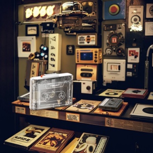 Reproductor de Casetes Portátil Transparente Estéreo OEM ODM, Reproductor de Música con Clip, Walkman, Grabador de Casetes, Regalo de Navidad - Product Image 4