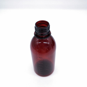 200ml màu đỏ-nâu Syrup chai rõ ràng chất lỏng Pill chai với tốt nghiệp Syrup chai - Product Image 5