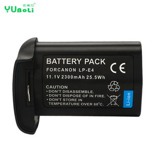 Batterie d'appareil photo Li-ion de remplacement LP-E4 11.1V 2300mAh 25.5Wh pour appareil photo reflex numérique <span class=keywords><strong>Canon</strong></span> EOS <span class=keywords><strong>1D</strong></span> <span class=keywords><strong>Mark</strong></span> <span class=keywords><strong>III</strong></span> 1Ds <span class=keywords><strong>Mark</strong></span> <span class=keywords><strong>III</strong></span> - Product Image 1