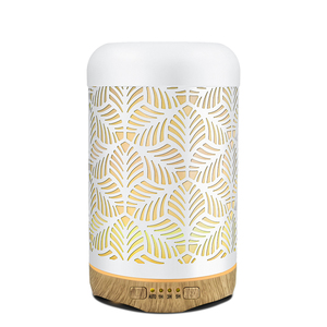 Chambre Maison Métal Fer Brume Fraîche Humidificateur D'air Ultrasonique 7 Couleur Led Veilleuse Huile Essentielle Diffuseur D'arôme - Product Image 1