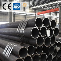 Tubería de Acero al Carbono Sin Costura ASTM A106 Gr.B, Laminada en Caliente, para Transporte de Fluidos de Petróleo y Gas, Extremo Liso Negro, Certificación CE