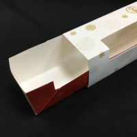 Boîte à sushi à emporter en papier alimentaire avec impression de logo personnalisé