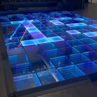 Effet 3D Miroir Abyssal Plancher de Danse LED pour Mariages, Événements, Spectacles, Boîtes de Nuit