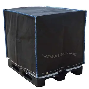 PP woven Heavy duty Pallet covers Polypropylene high Vis Pallet Cover Customized size uv resistance dust proof