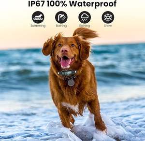 <span class=keywords><strong>Collar</strong></span> de choque recargable para perros, 8 modos de seguridad, pitido, vibración estática, IP67, impermeable, <span class=keywords><strong>collar</strong></span> de entrenamiento humano con linterna para perros - Product Image 5