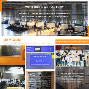 Overhead POWER FTTH Fibra óptica Plástico Cable de aluminio Tensión Dead End <span class=keywords><strong>Wedge</strong></span> PA Abrazadera de anclaje - Product Image 6