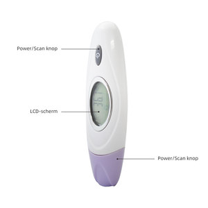 FDIR - V5 3 in 1 Infrared Thermometer | Forehead/<strong>Ear</strong>/Ambient <strong>Temperature</strong>, 1s Instant Read, <strong>Fever</strong> Alarm, LCD Display, Portable - Product Image 1