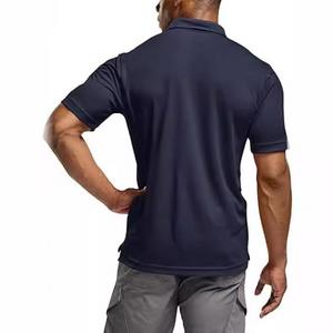 OEM del fabricante de los hombres de alta calidad ligero Golf gimnasio para Polos logotipo personalizado de manga corta Premium Mercerized Twill Sol - Product Image 5