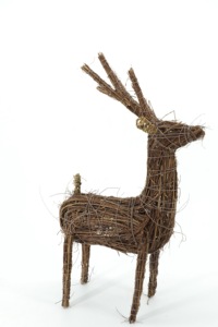 <span class=keywords><strong>Cerf</strong></span> en <span class=keywords><strong>bois</strong></span>/rattan, YS21-047 - Product Image 3