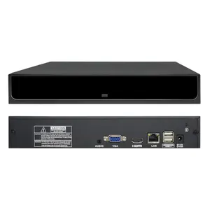Ultra HD 12MP 20CH IP NVR áudio liga/desliga com 80M de largura de banda compatível com qualquer câmera gravador de vídeo em rede