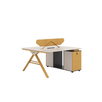 Nouvelle Poste de Travail Modulaire Moderne et Simple en Mélamine pour Bureau à Domicile ou Chambre à Coucher, Bureau Informatique, Poste de Travail, Bureau de Cartier