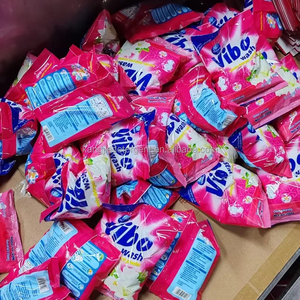 Détergent à <span class=keywords><strong>lessive</strong></span> Vibo nouvelle formule avec mousse riche en <span class=keywords><strong>carbonate</strong></span> <span class=keywords><strong>de</strong></span> <span class=keywords><strong>sodium</strong></span>, parfum floral, nettoyage en profondeur, détachant, petit sachet <span class=keywords><strong>de</strong></span> 100g - Product Image 4