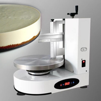 Machine Commerciale Automatique pour l'Application et le Lissage de la Crème et de la Glaçage sur les Gâteaux, Machine à Décorer et à Glaçonner les Gâteaux
