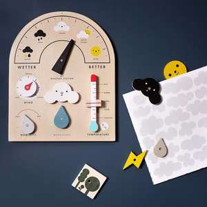 원래 기상 관측소 나무 몬테소리 차트 - Product Image 1