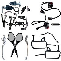 Tige de connexion pour rétroviseur de moto VOGE DS800X800DSX, poignée de frein principal et auxiliaire, repose-pieds