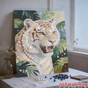 Marque XIXI, style américain, peinture au diamant DIY avec perles irrégulières, motif animal Aigle peint à la main, art en strass acrylique, stylo d'art pour la maison - Product Image 1