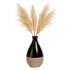 Vaso decorativo in ceramica bicolore per soggiorno, camera da letto, ufficio, decorazioni per la casa - Product Image 2